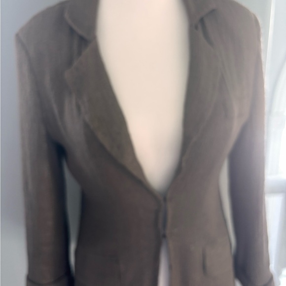 Light brown dull sequin blazer - Picture 6 of 8